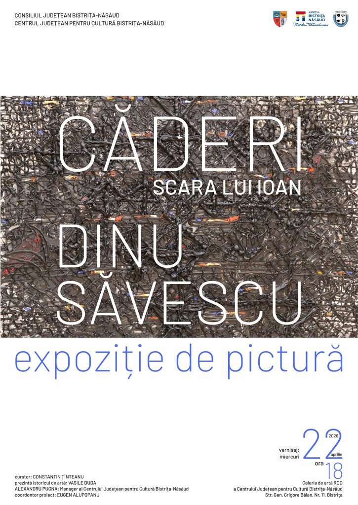 Expoziția lui Dinu Săvescu aduce arta contemporană în prim-plan la Bistrița