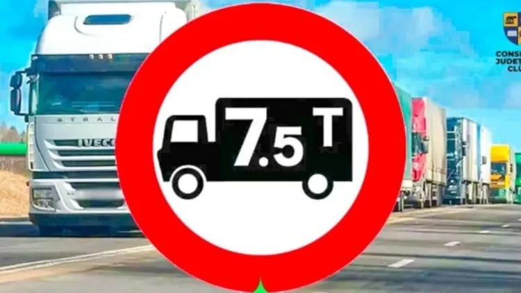 Clujul introduce restricții de trafic pentru protejarea drumurilor județene