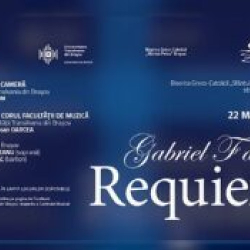 Concertul Requiem de Gabriel Fauré, pe 22 martie la Biserica Greco-Catolică din Brașov