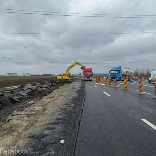 Lucrări în aşteptarea finalizării lotului 1 al A0 Sud
