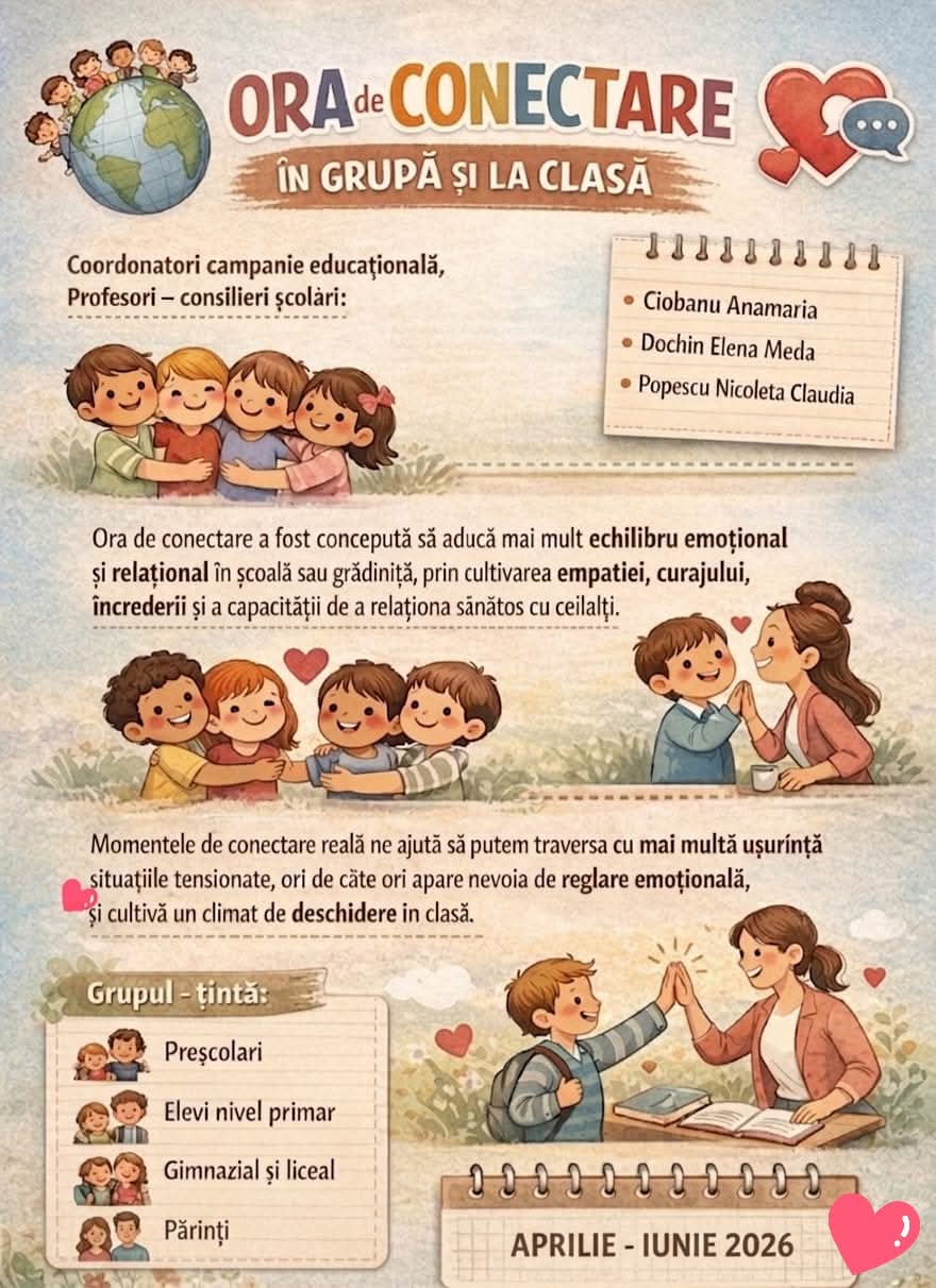 Proiect pentru îmbunătățirea echilibrului emoțional al copiilor în Gorj