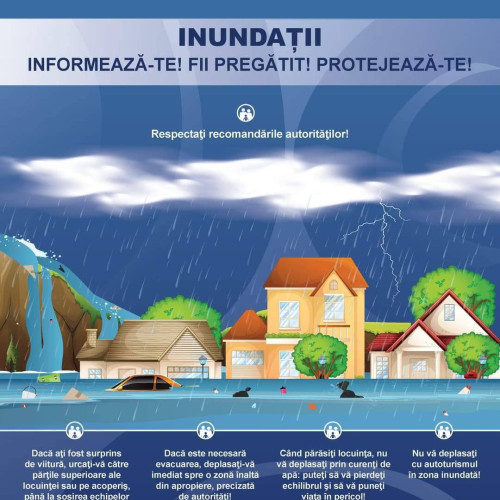 ISU Dâmbovița oferă Sfaturi pentru persoanele afectate de inundații