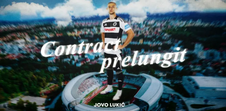 Jovo Lukic își prelungește contractul cu Universitatea Cluj până în 2029
