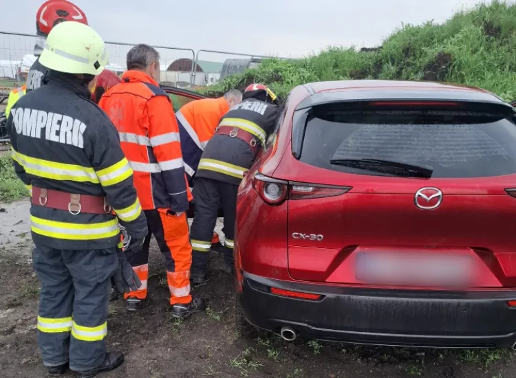 Accident rutier fără victime la Câmpia Turzii