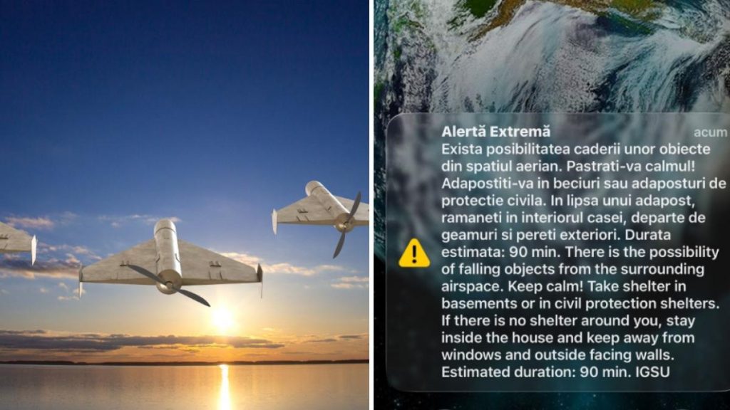 România activează sistemul de alertă după incursiunea dronelor rusești