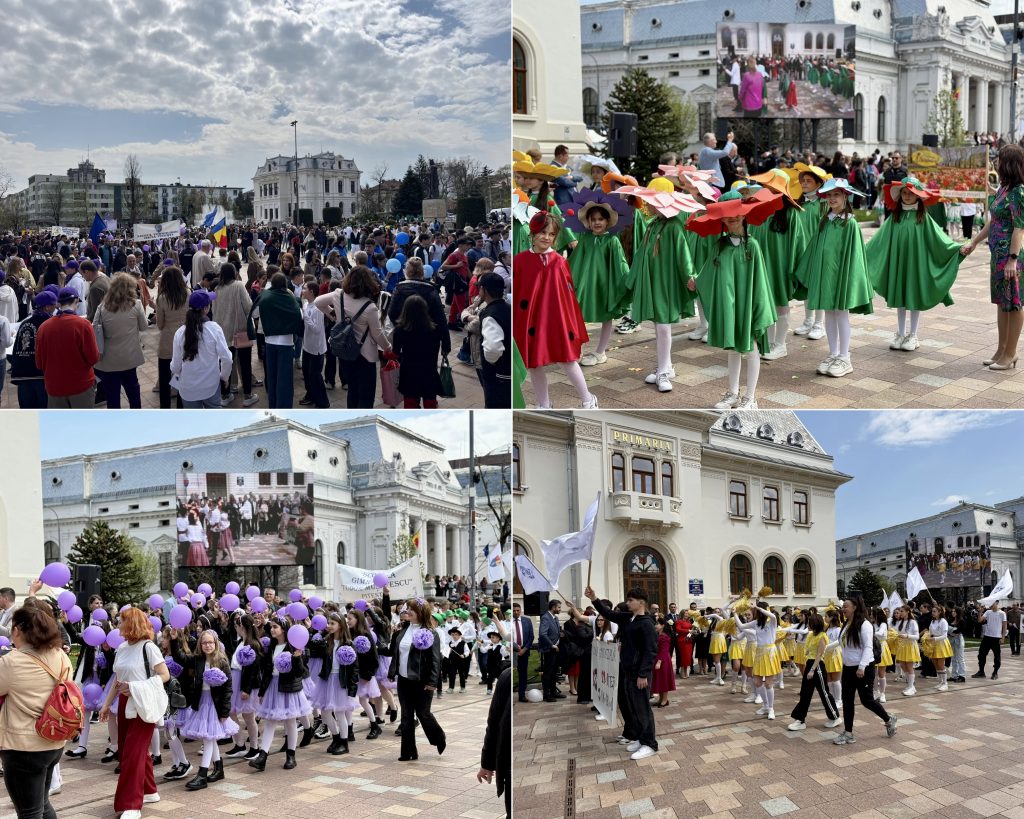 Parada Florilor aduce primăvara în centrul Piteștiului