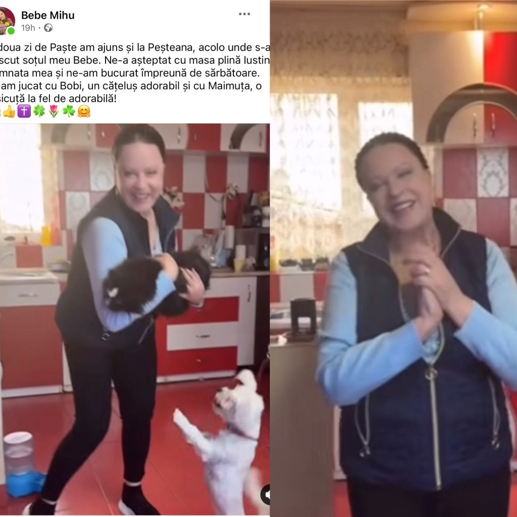 Maria Dragomiroiu își petrece Paștele în Gorj, alături de familie