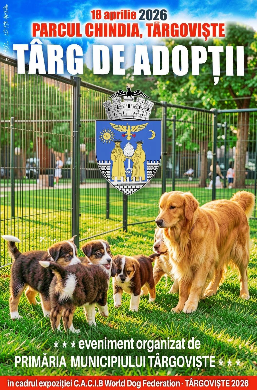 Evenimente pentru iubitorii de animale în Parcul Chindia din Târgoviște