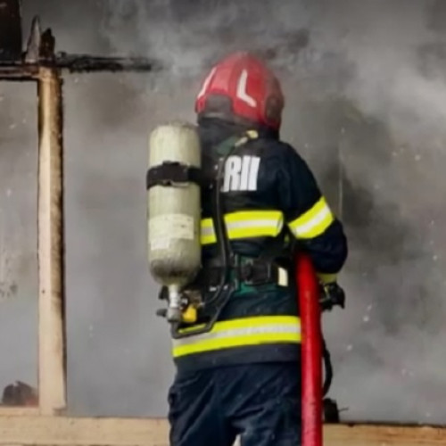 Incendiu devastator în Gura Văii: o femeie a decedat