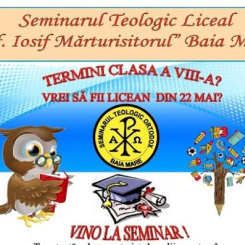 Seminarul Teologic Liceal „Sf. Iosif Mărturisitorul” din Baia Mare își deschide porțile pentru viitorii elevi