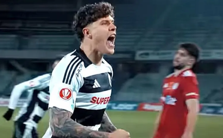 Interes uriaș pentru Andrei Coubiș, fundașul Universității Cluj