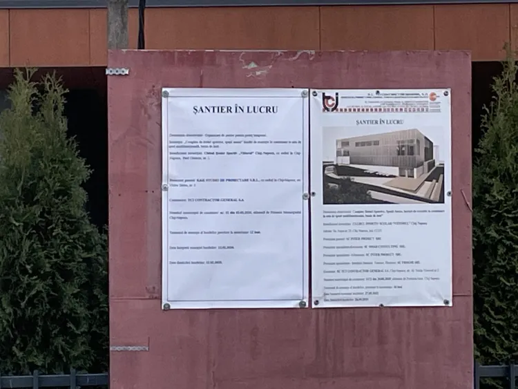 Proiectul bazinului de înot din Cluj-Napoca rămâne neterminat în 2026