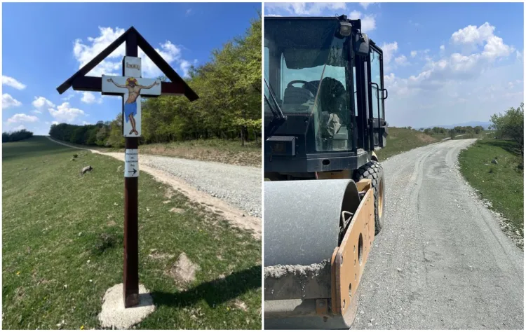 Drumul spre Mănăstirea „Sfântul Mare Mucenic Gheorghe” a fost reabilitat
