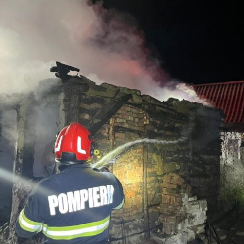 Incendiu devastator la o casă din Viișoara, o persoană și-a pierdut viața