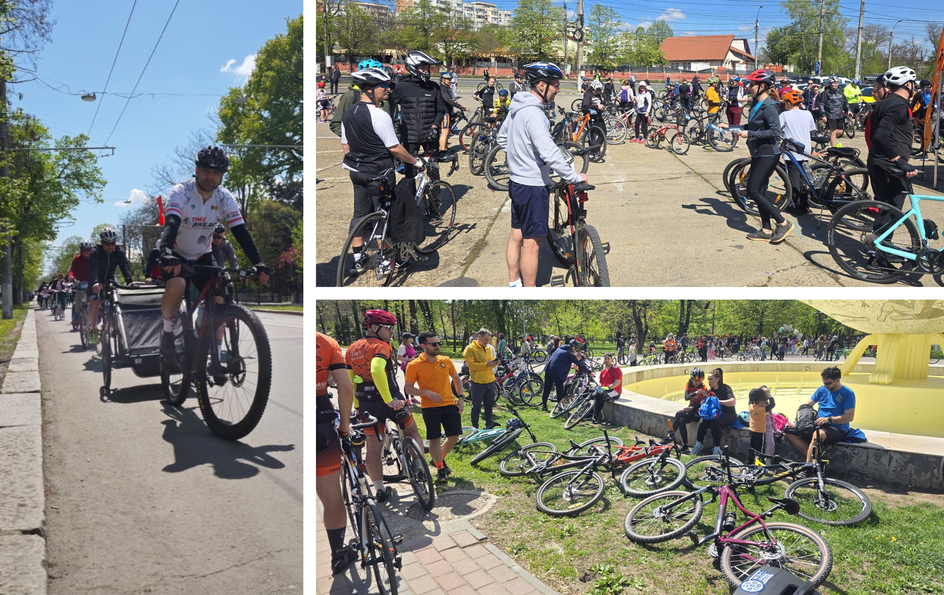 Galațiul pedalează: Peste 300 de bicicliști au deschis sezonul pe două roți