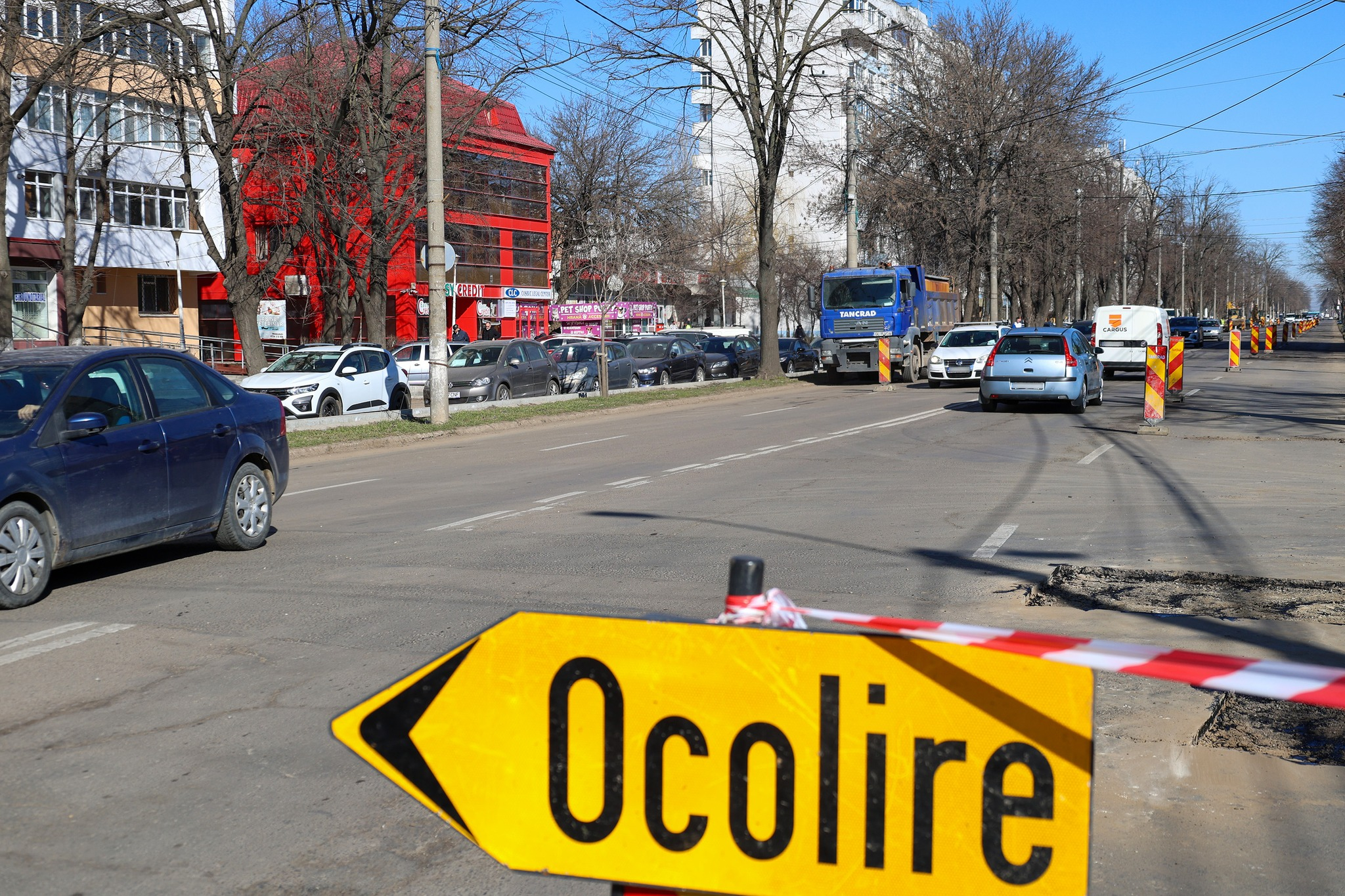 Finalizarea modernizării bulevardului George Coșbuc, amânată din cauza costurilor crescute