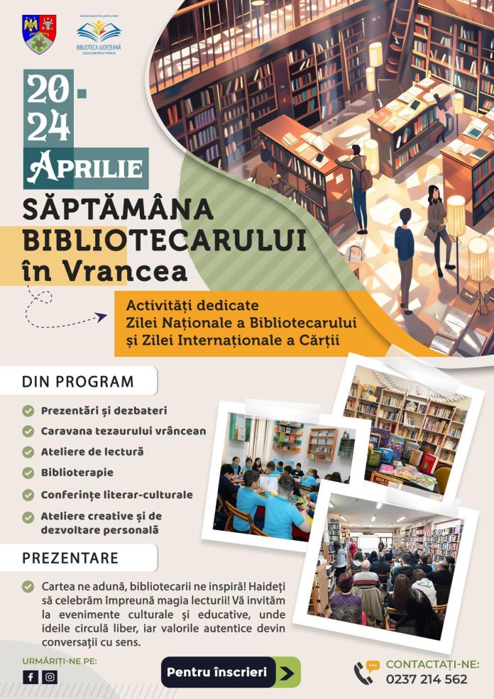23 aprilie, ziua celebrării cărților și bibliotecarilor la nivel mondial