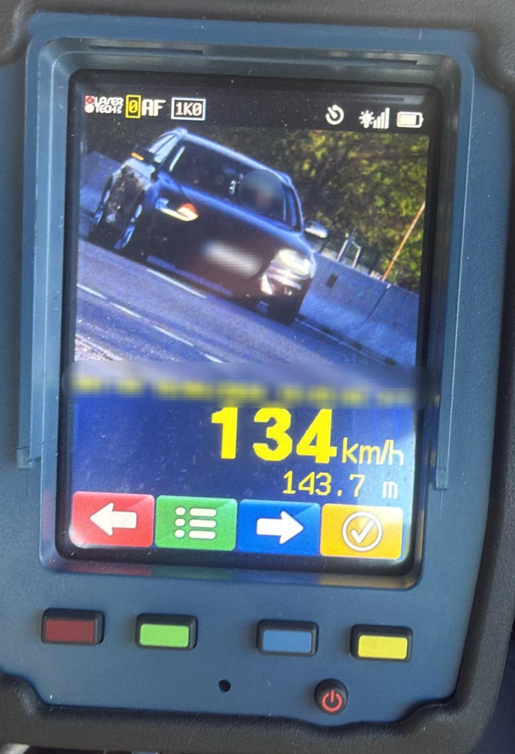 Tânărul din Motru, prins conducând cu 134 km/h pe DN 6