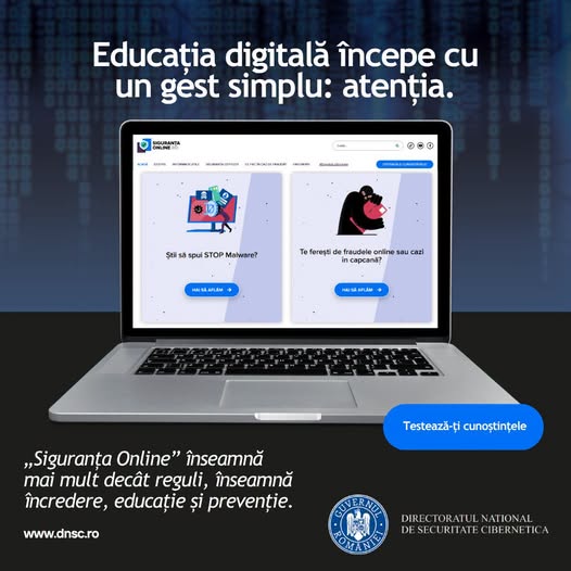 Atenția online, esențială pentru siguranța cibernetică