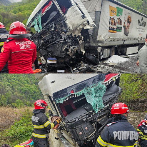 Traficul pe DN7, în Vâlcea, blocat din cauza unui accident grav