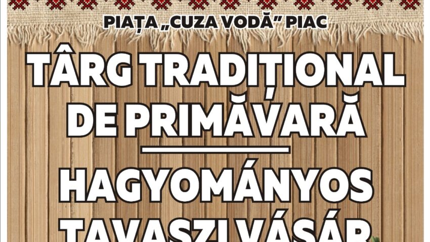 Primăria Târgu Mureș organizează Târgul Tradițional de Primăvară pe 25 aprilie