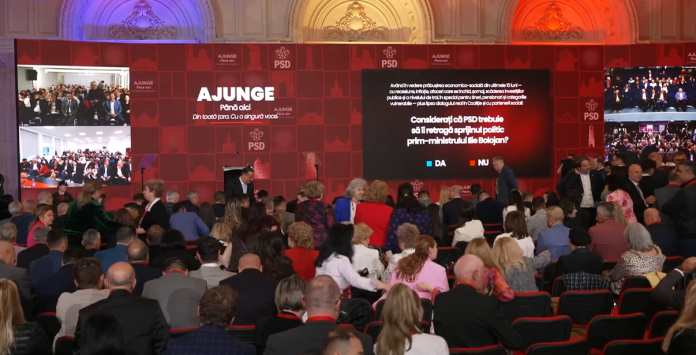 PSD retrage sprijinul premierului Ilie Bolojan cu 97,7% din voturi