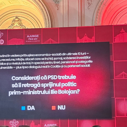 PSD își retrage sprijinul pentru premierul Ilie Bolojan