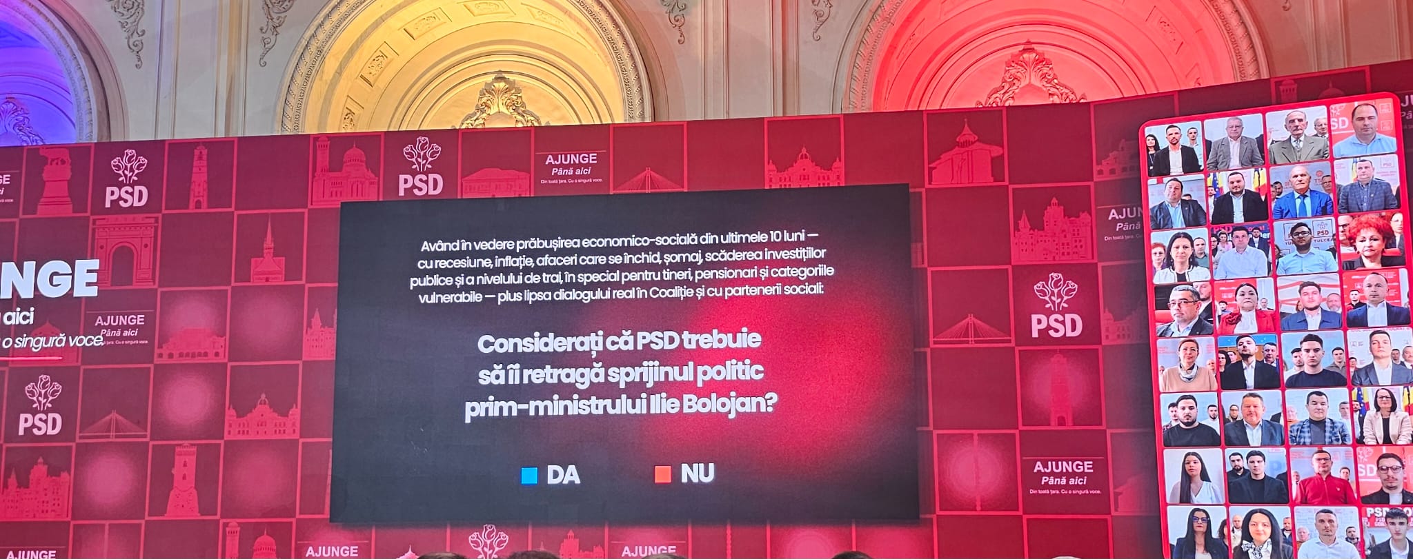 PSD își retrage sprijinul pentru premierul Ilie Bolojan