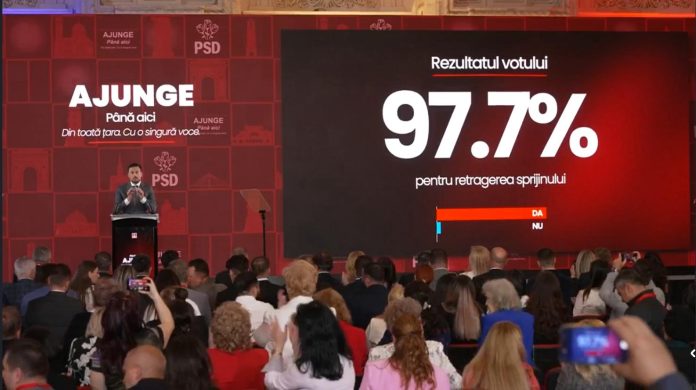 PSD retrage sprijinul politic premierului Ilie Bolojan