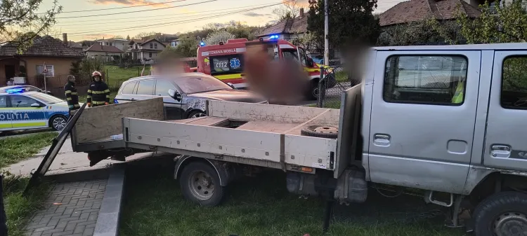 Accident rutier la Cluj-Napoca: un bărbat în stop cardio-respirator
