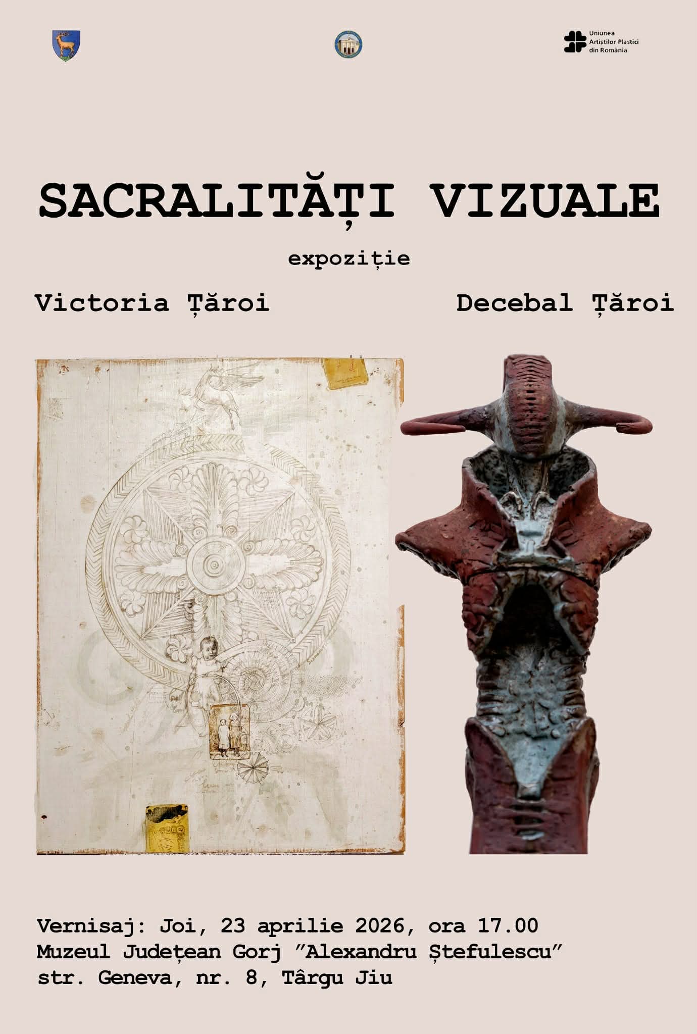 Expoziția „Sacralități vizuale” se deschide la Muzeul Județean Gorj