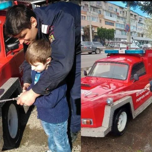 Povestea lui David-Ștefan Urzică: Visul de a deveni pompier s-a împlinit