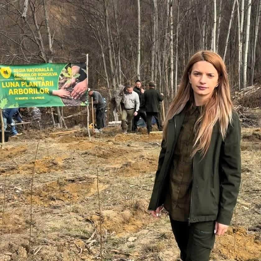 Campania de împăduriri continuă în județul Gorj cu plantații de salcâm