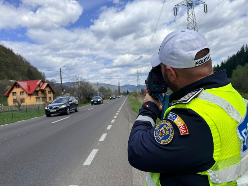 Șoferii grăbiți din Neamț, amendați masiv pentru viteză în ultima săptămână