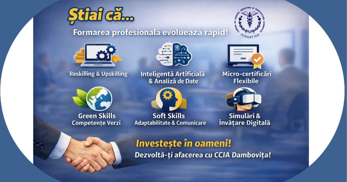 Companiile din Dâmbovița investesc tot mai mult în formarea angajaților