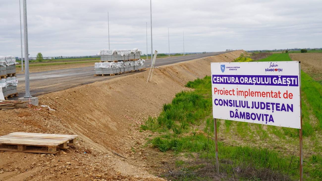 Proiectul variantei ocolitoare a Găeștiului avansează rapid