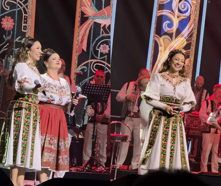 Andra și Niculina Stoican, duet emoționant la Sala Palatului