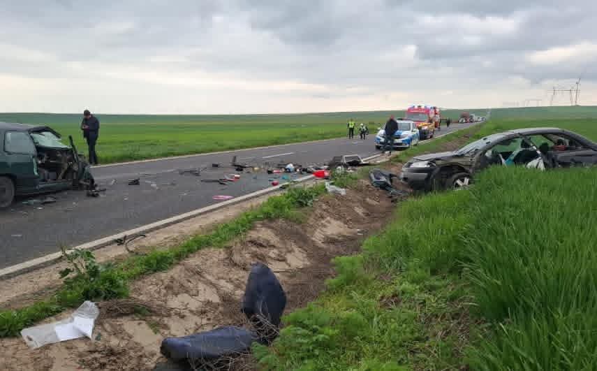 Accident grav pe DN22: un mort și mai mulți răniți între Constanța și Tulcea