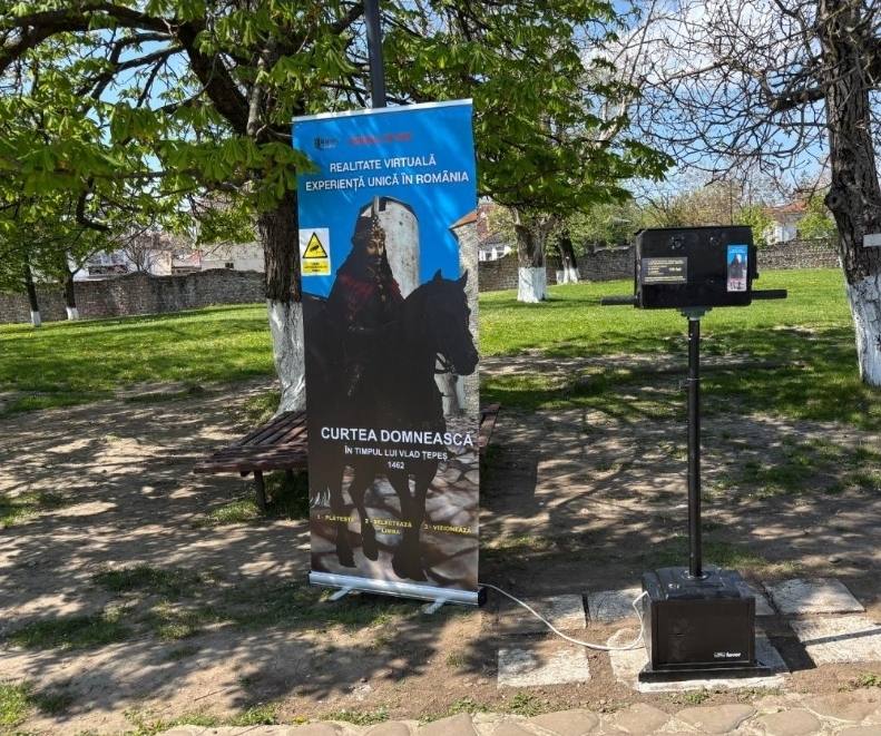 Noua instalație VR de la Curtea Domnească din Târgoviște îmbogățește experiența vizitatorilor