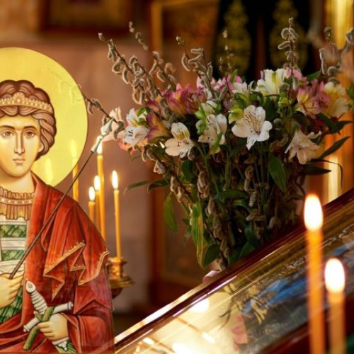 Sărbătorirea Sfântului Gheorghe, simbol al credinței și curajului