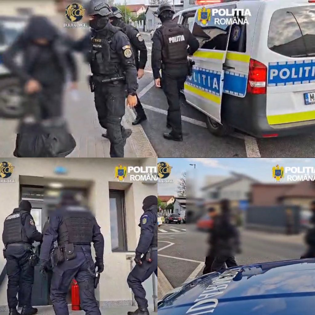 Rețineri în Gorj după percheziții de amploare în trafic de droguri