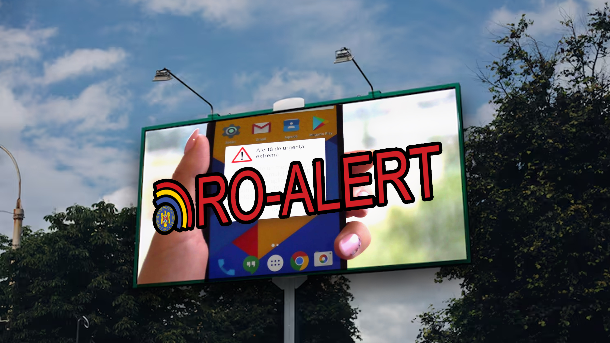 România implementează un sistem de alerte publice pe panouri digitale