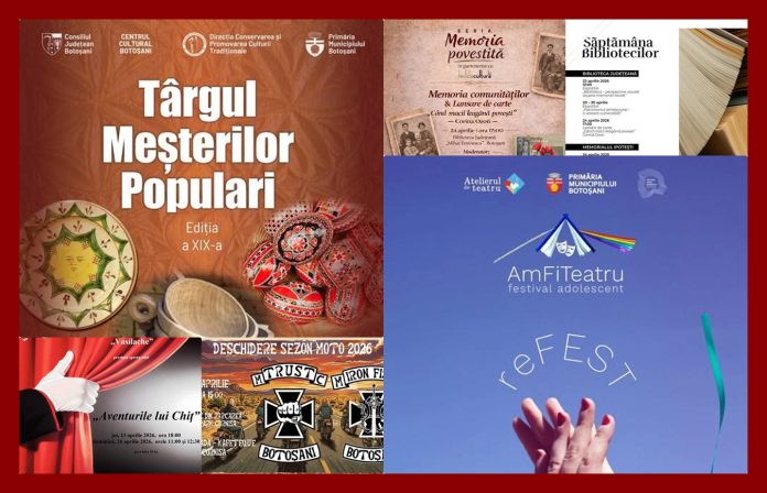 Evenimente culturale și sportive la Zilele orașului Botoșani