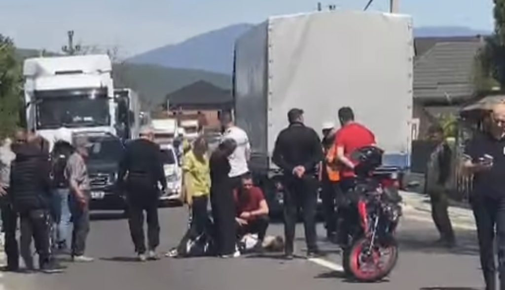 Accident grav pe DN7 în Râmnicu Vâlcea, trafic blocat