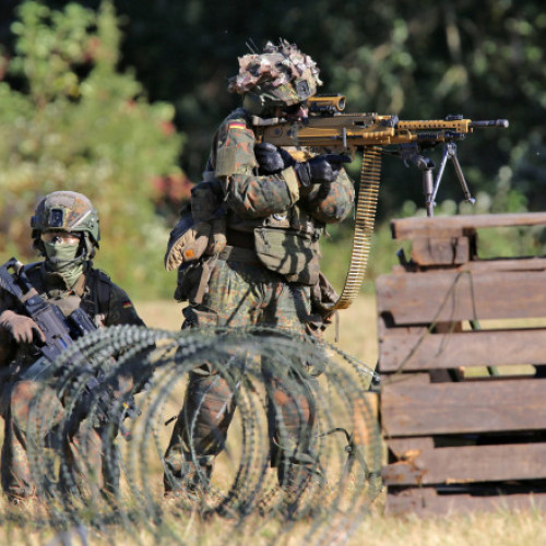 Veteranii ucraineni încep antrenamentul trupelor germane pentru războiul modern