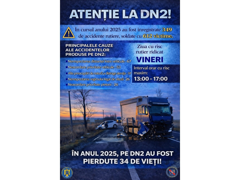Sistem RELEU implementat pe DN2 după o serie de accidente grave
