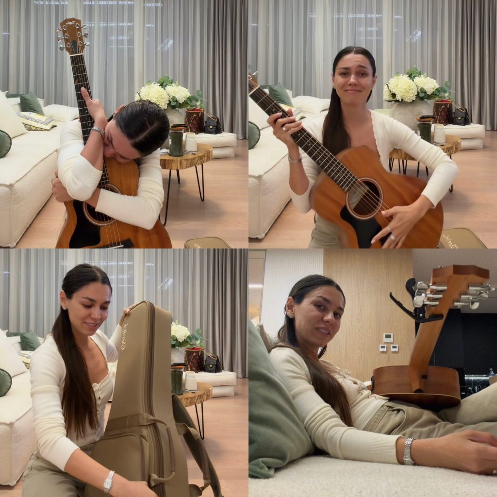 Mira din Gorj emoționează fanii cu mesajul despre noua sa chitară