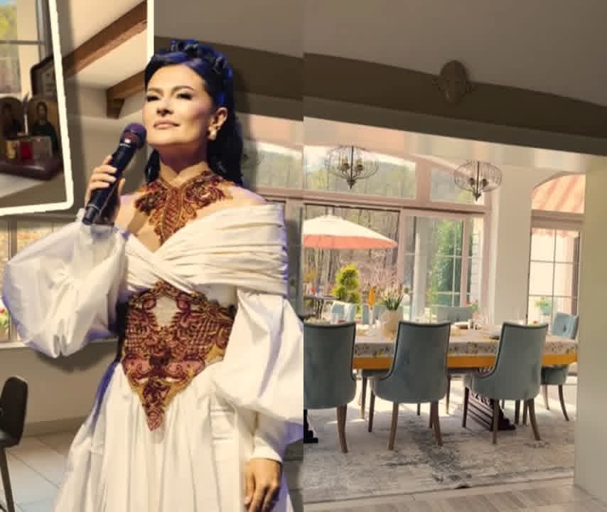 Olguța Berbec își prezintă colțul de rai din satul natal cu ocazia Paștelui