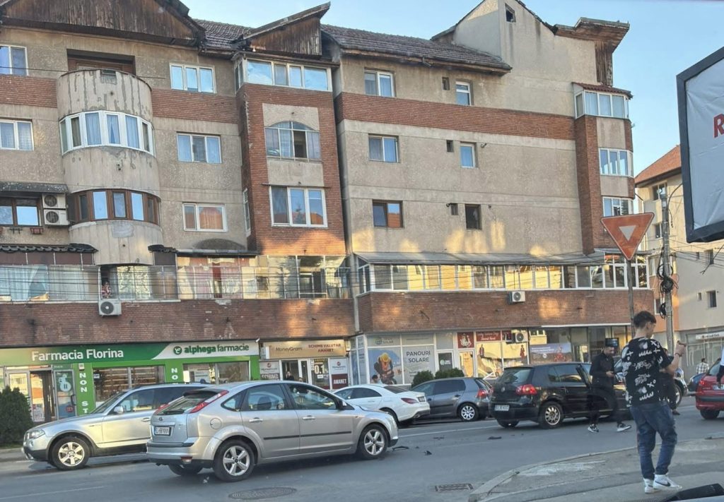 Un nou accident rutier a avut loc în Târgu Jiu