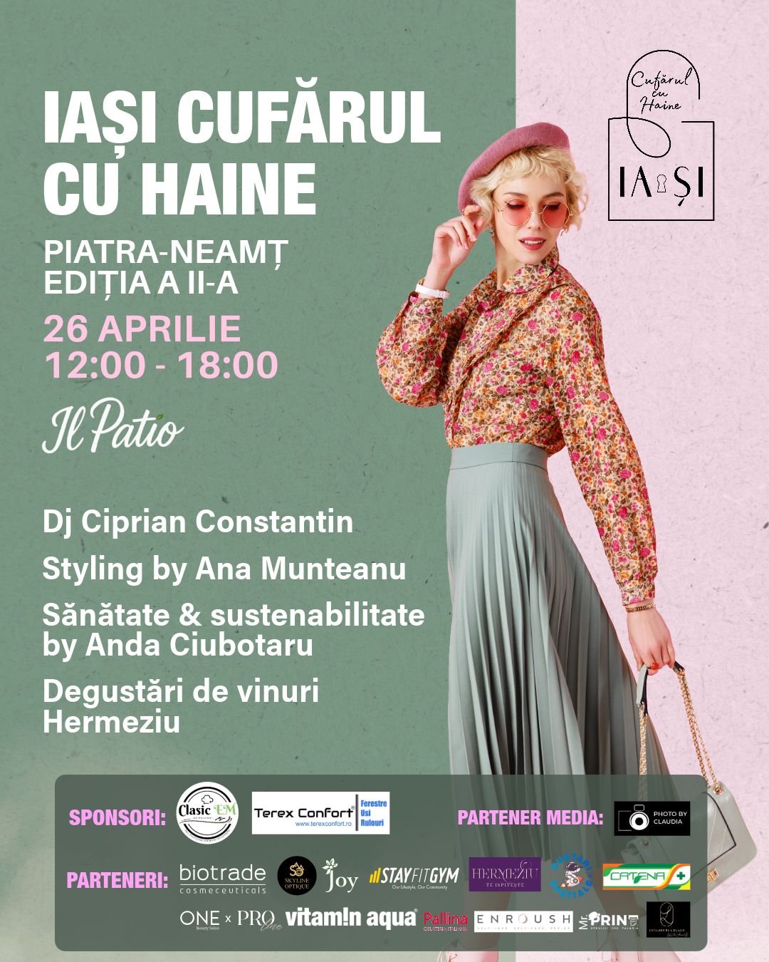 Târgul de modă sustenabilă „Ia și Cufărul” revine la Piatra-Neamț